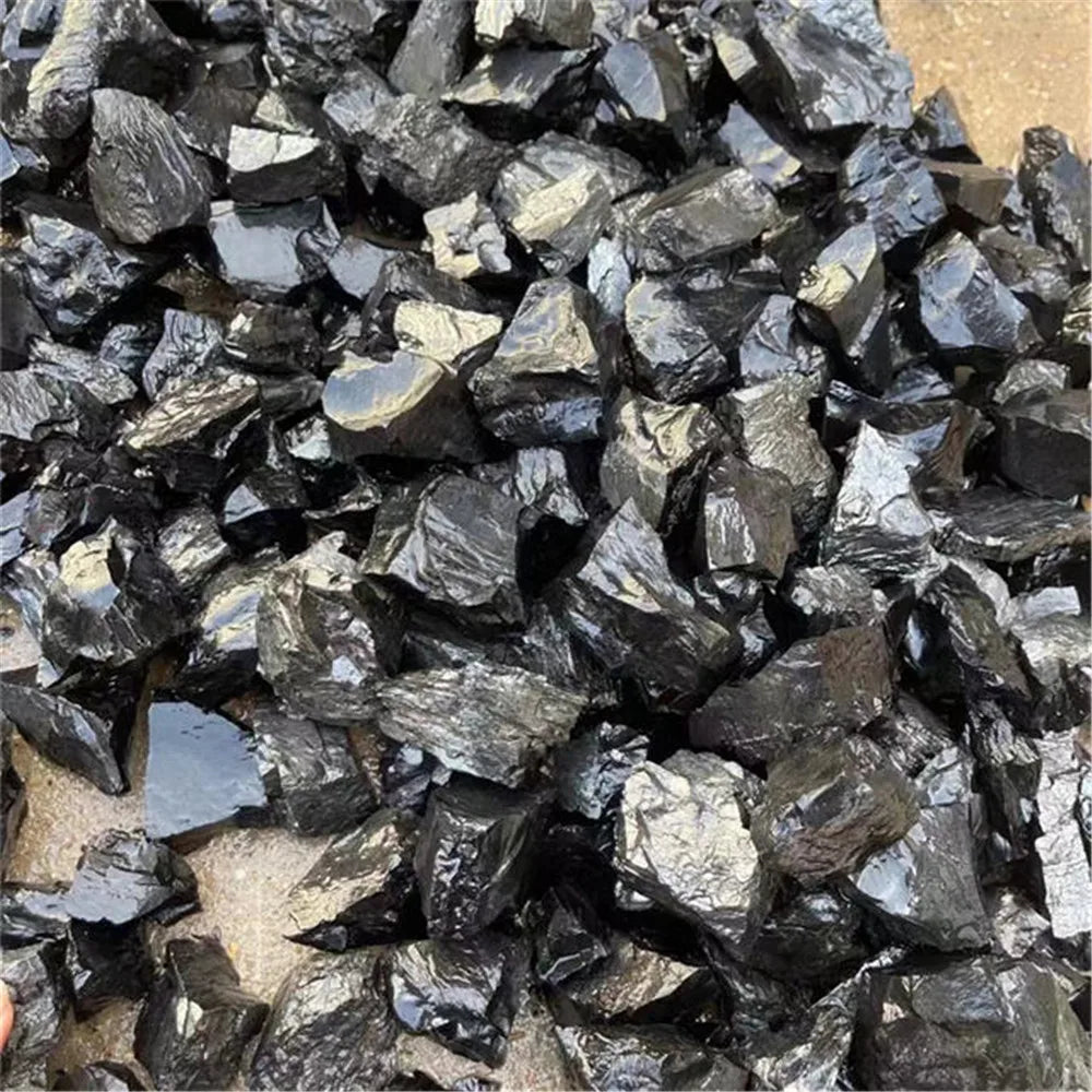 New Arrivals Spiritual Products Natural Stones Healing Crystals Minerals Rough Rock Gray Elite Shungite Raw Stones For Home Dec