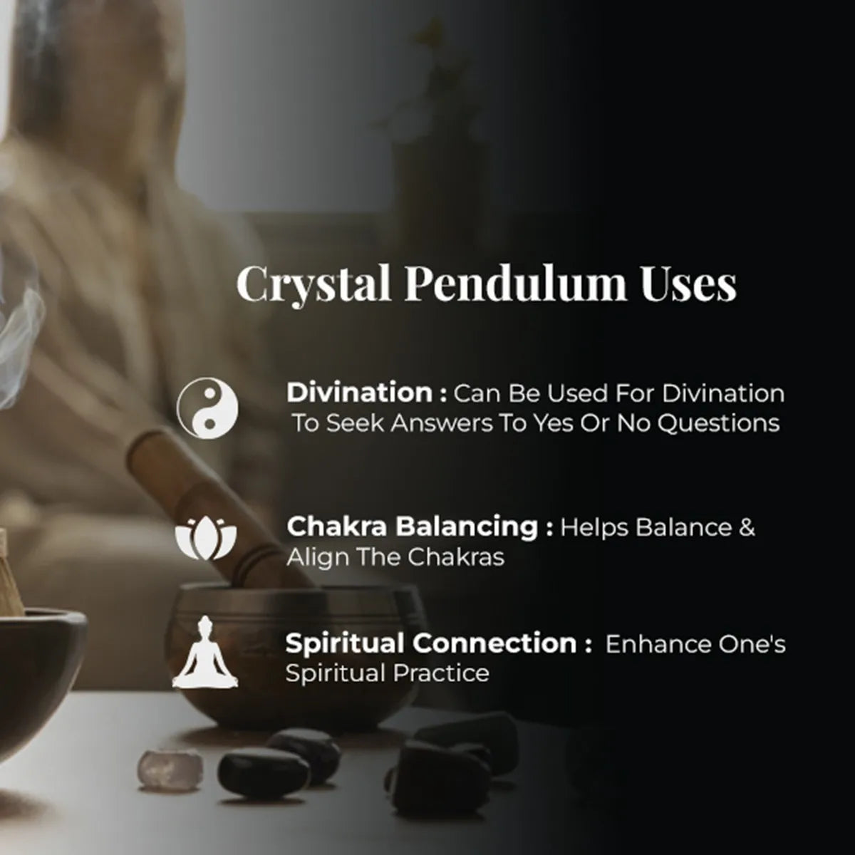 Healing Chakra Crystal Ball Pendulum Turquoise Sphere Pointed Pendant Witchcraft Energy Balancing Accessories Divination Dowsing